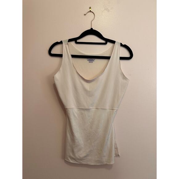 Spanx Light Nude Medium Stomach Compression Round Neck Tank Top - Picture 1 of 4